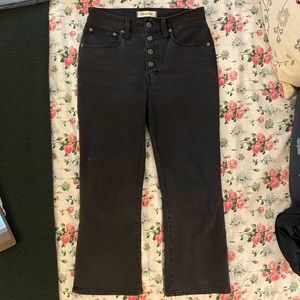 Madewell Cali Demi-Boot Black Jeans